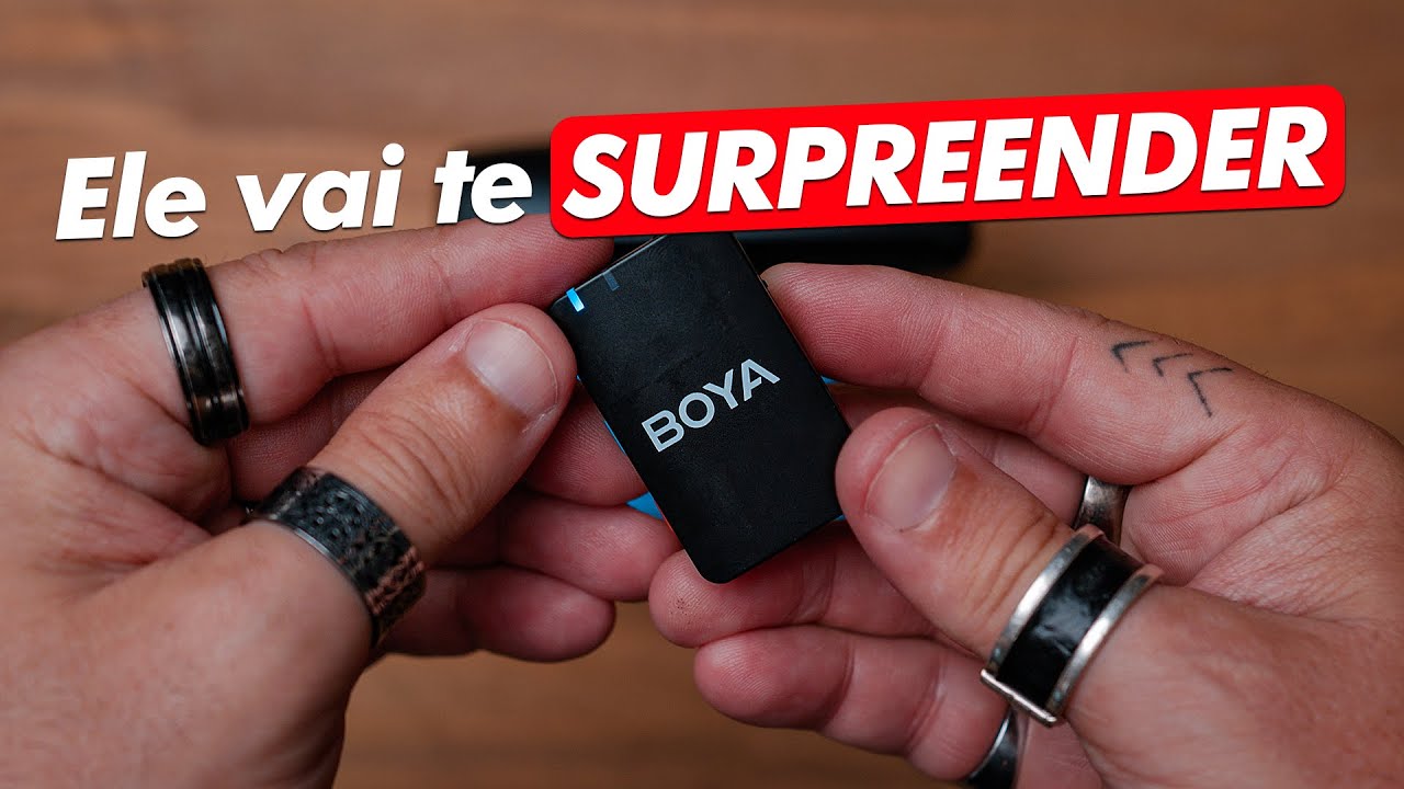Usando um MICROFONE DE LAPELA [BOYAMIC 3-in-1]