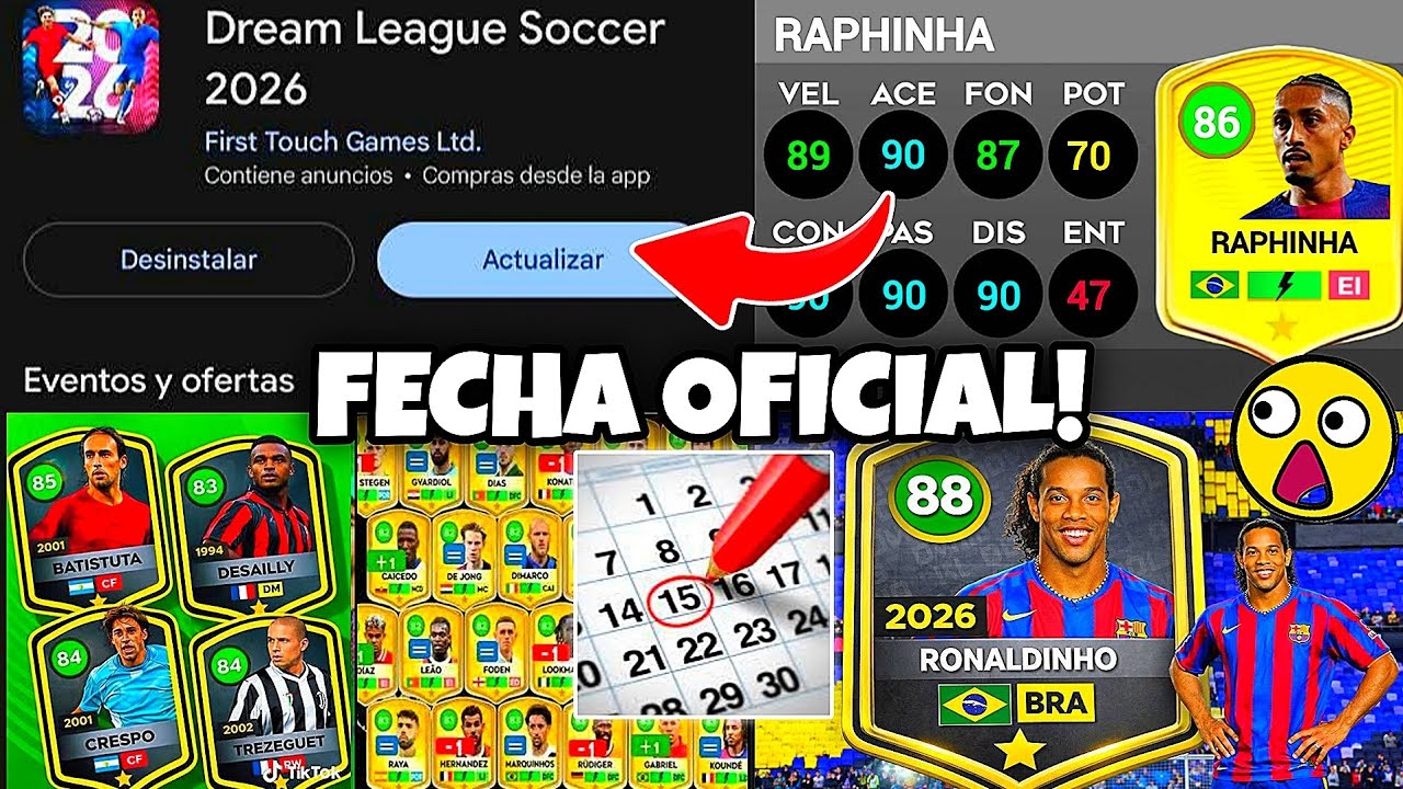 OFICIAL FECHA NUEVA ACTUALIZACION DLS 26 NOVEDADES😳