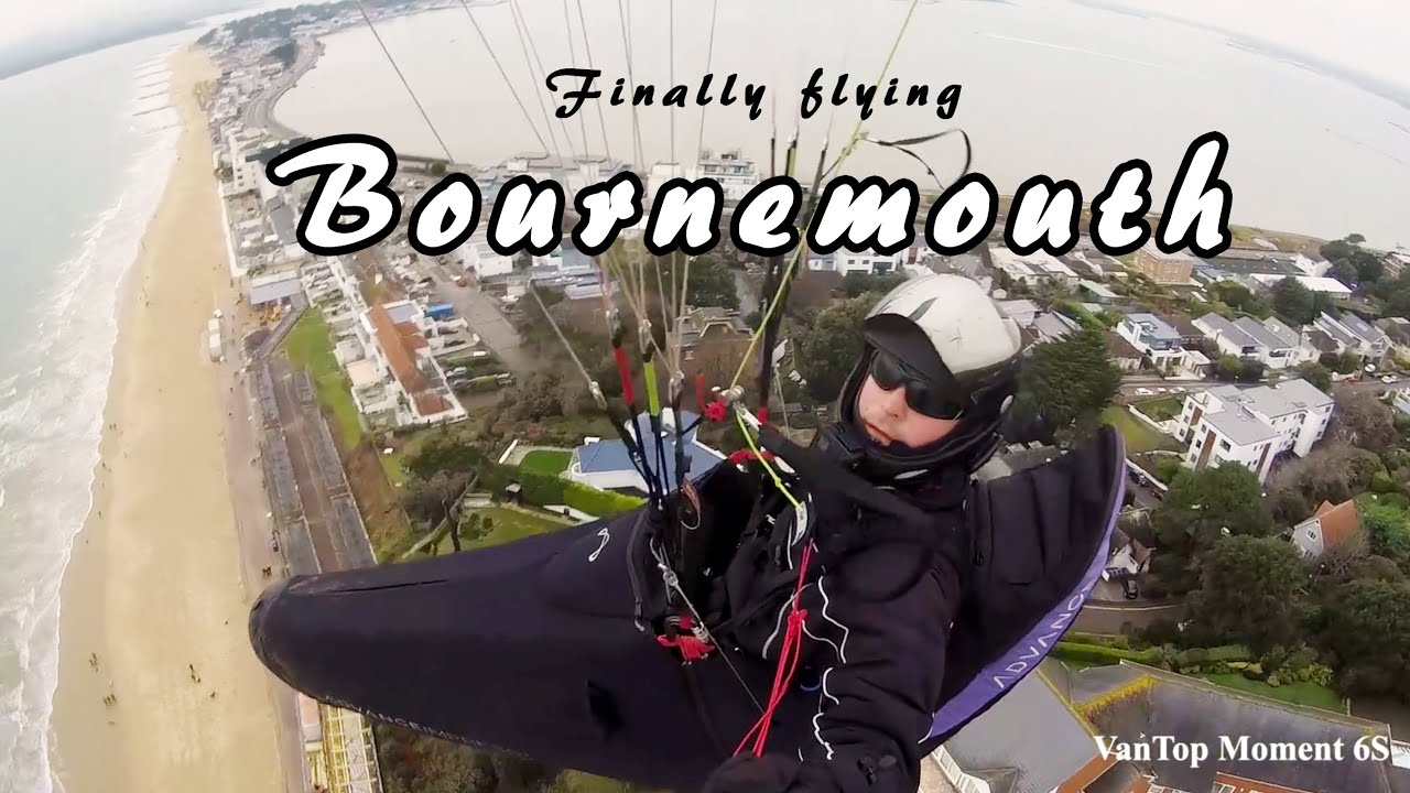 Paragliding: Finally flying Bournemouth