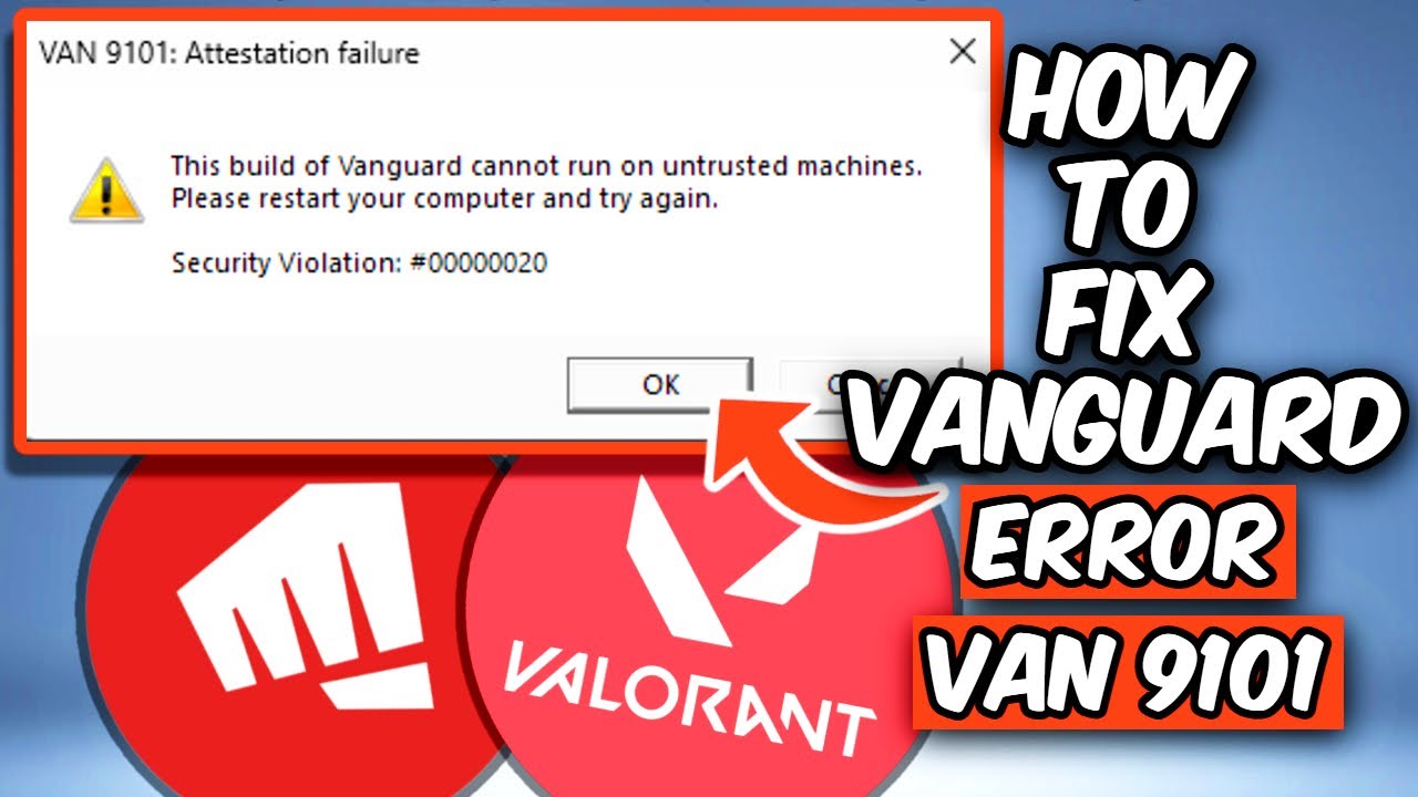 КАК ИСПРАВИТЬ ОШИБКУ VAN 9101 В VALORANT | ИСПРАВЛЕНИЕ ОШИБКИ VANGUARD В VALORANT (2026)