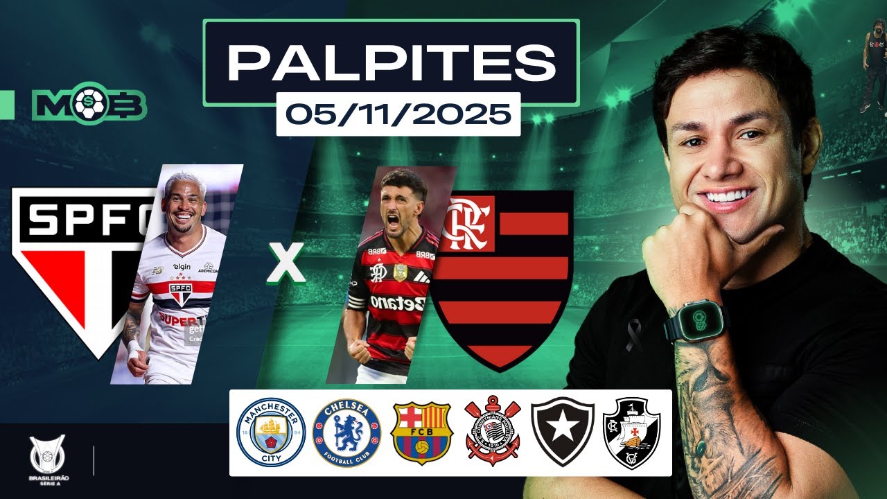 PALPITES DE FUTEBOL PARA O DIA 05 11 2025 + BILHETE PRONTO (QUARTOU NO MUNDO BET)