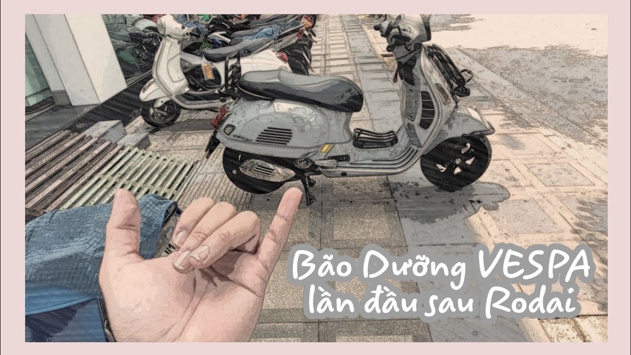 [VLOG 146] BẢO DƯỠNG ĐỊNH KỲ LẦN ĐẦU VESPA GTS 300 HPE