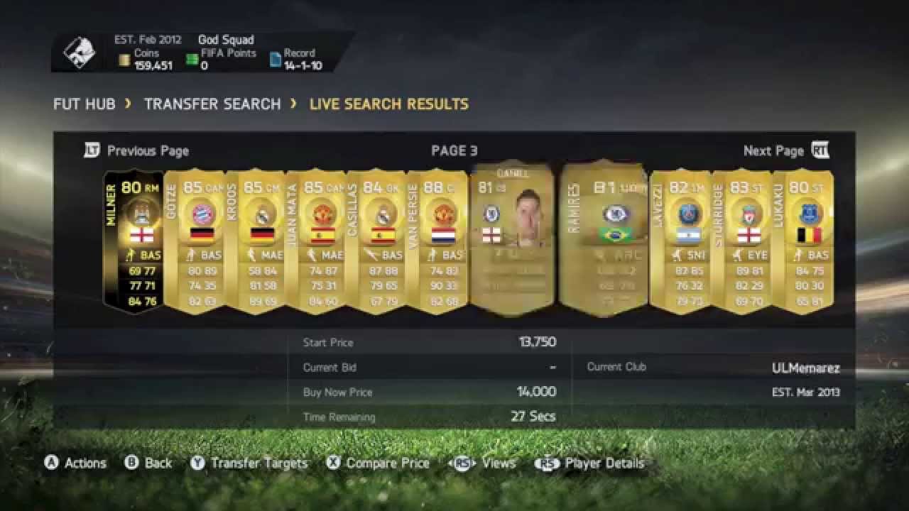 FIFA 15 Trading Methods