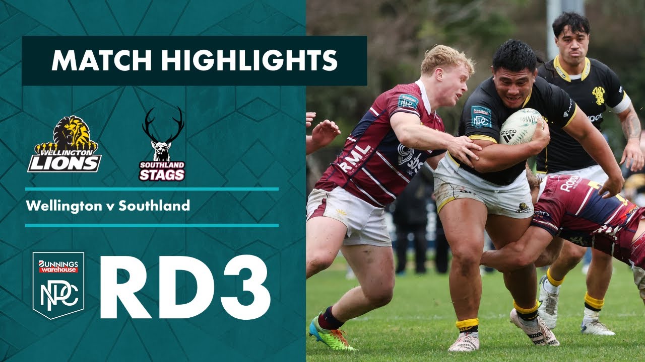 RD 3 HIGHLIGHTS: Wellington v Southland (Bunnings NPC 2023)