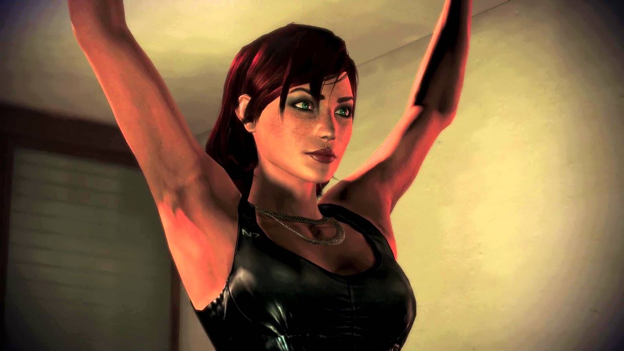 Mass Effect 3: Citadel - FULL scene of Shepard doing 183 Pull-ups