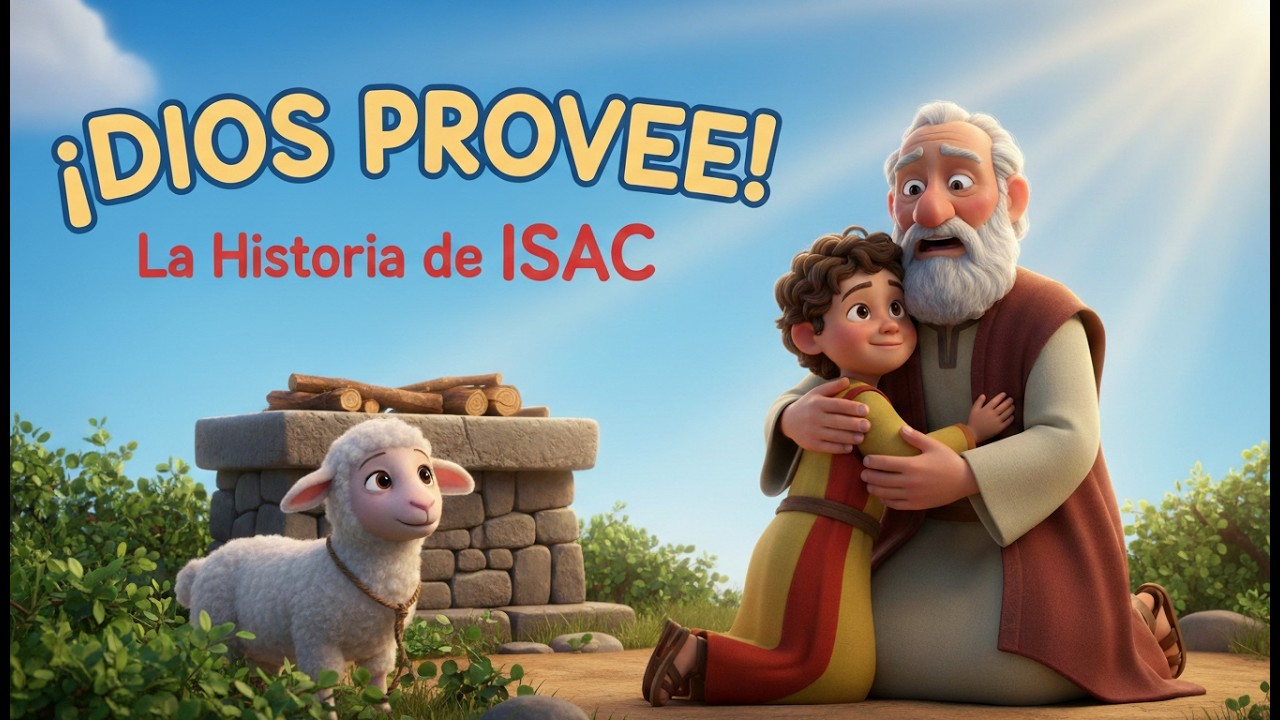 Dios Provee el Cordero Historia de ISAAC y ABRAHAM para niños Promesas de Dios Cumplidas