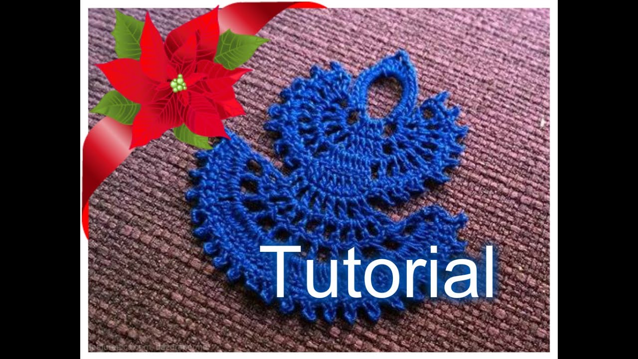 Tutorial 20. * Angelo di Natale * all' Uncinetto . How to Crochet a Christmas Angel
