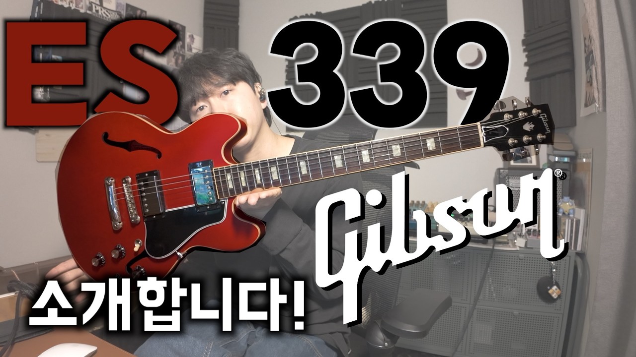 [기타소개] Gibson-ES339 | Gibson Memphis Satin Cherry | 기타소개 | 기타리뷰