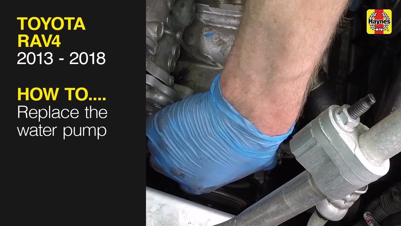How to Replace the water pump on the Toyota RAV4 2013 to 2018