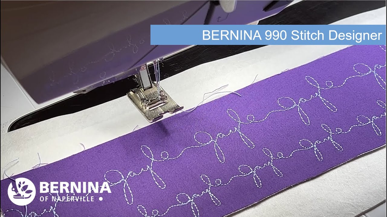 Дизайнер стежков BERNINA 990