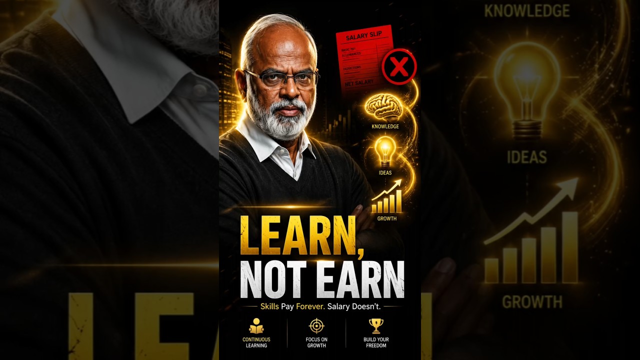 Don't Chase Salary, Chase Skills #learning #shorts
