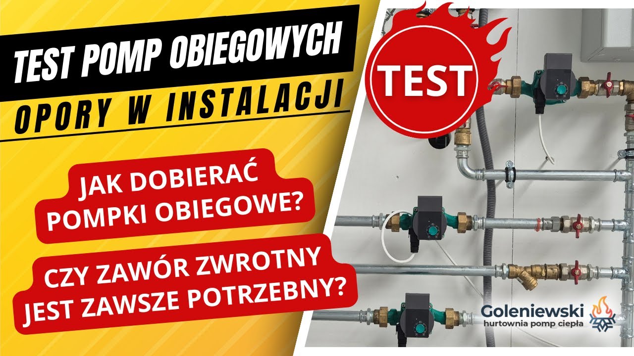 Opory w instalacjach grzewczych. Jak dobierać pompki obiegowe - TEST.