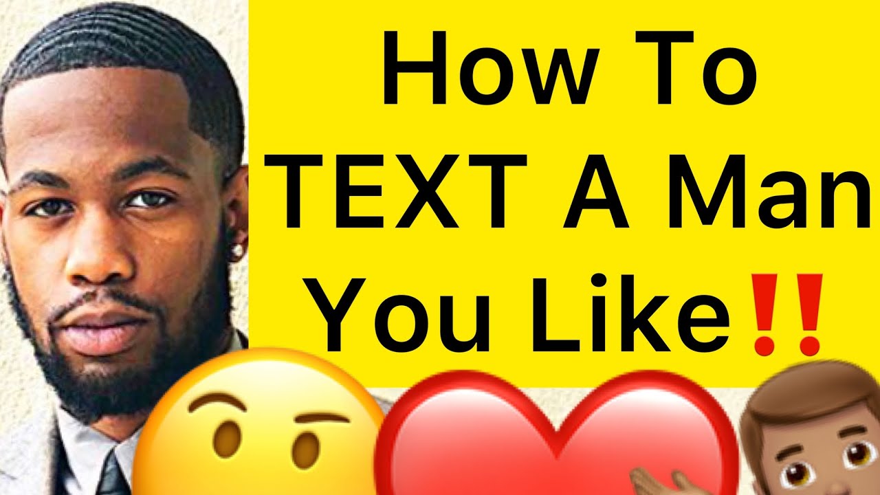 How To TEXT A Man That You Like!! (5 Texting Rules)