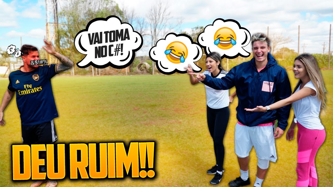 ERA PRA SER UMA TROLLAGEM NO FUTEBOL, MAS TERMINOU EM BRIGA!!