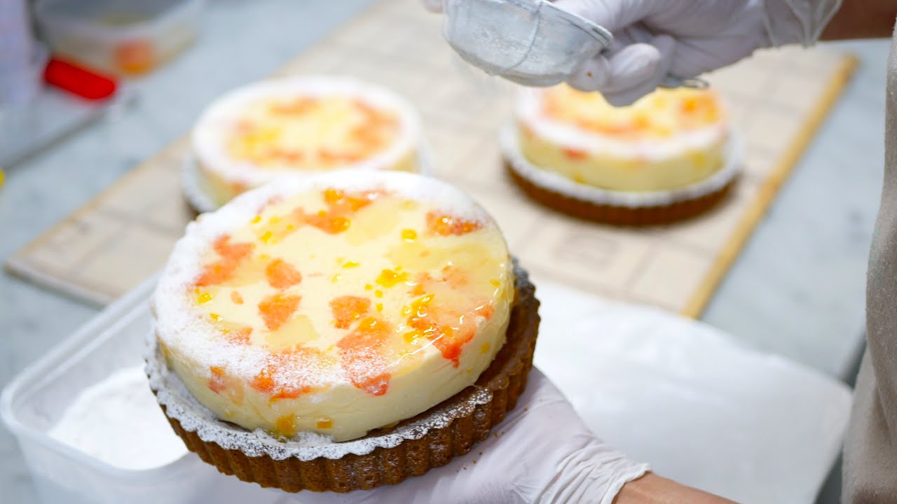 Цитрусовая революция: идеальный тарт с тремя фруктовыми вкусами от кондитерской!