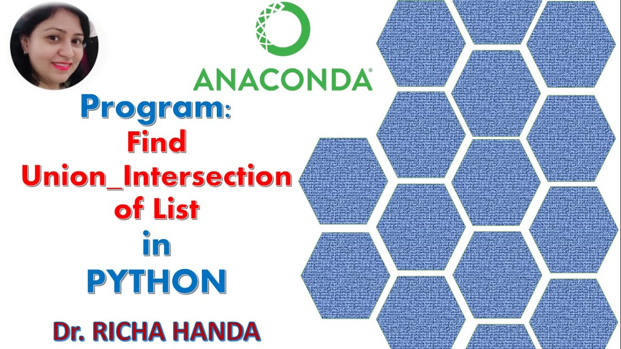 Union and Intersection of  List in Python