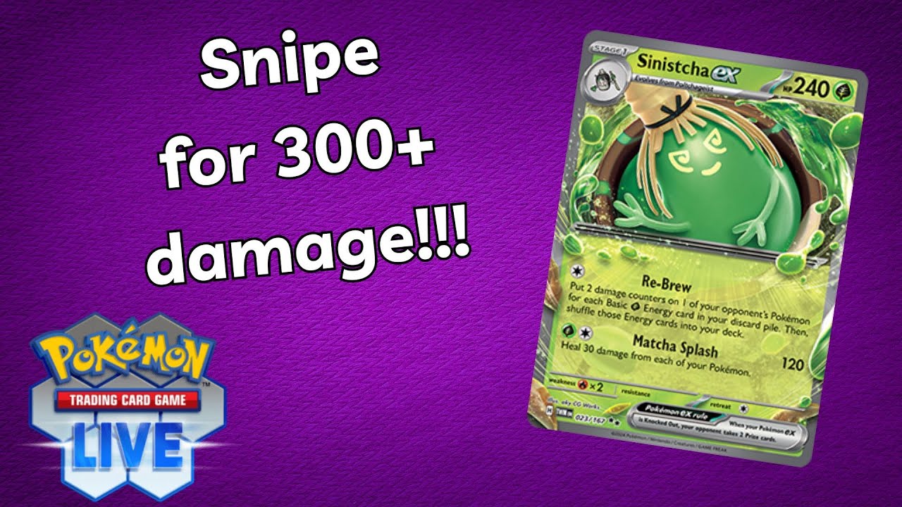 Sinistcha ex Expanded Deck Showcase and Battles- PTCGL