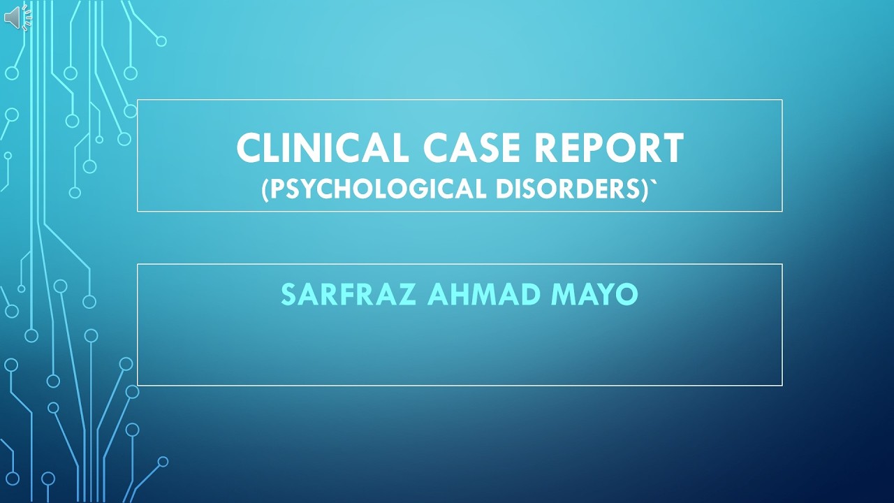 Clinical Case Report Format