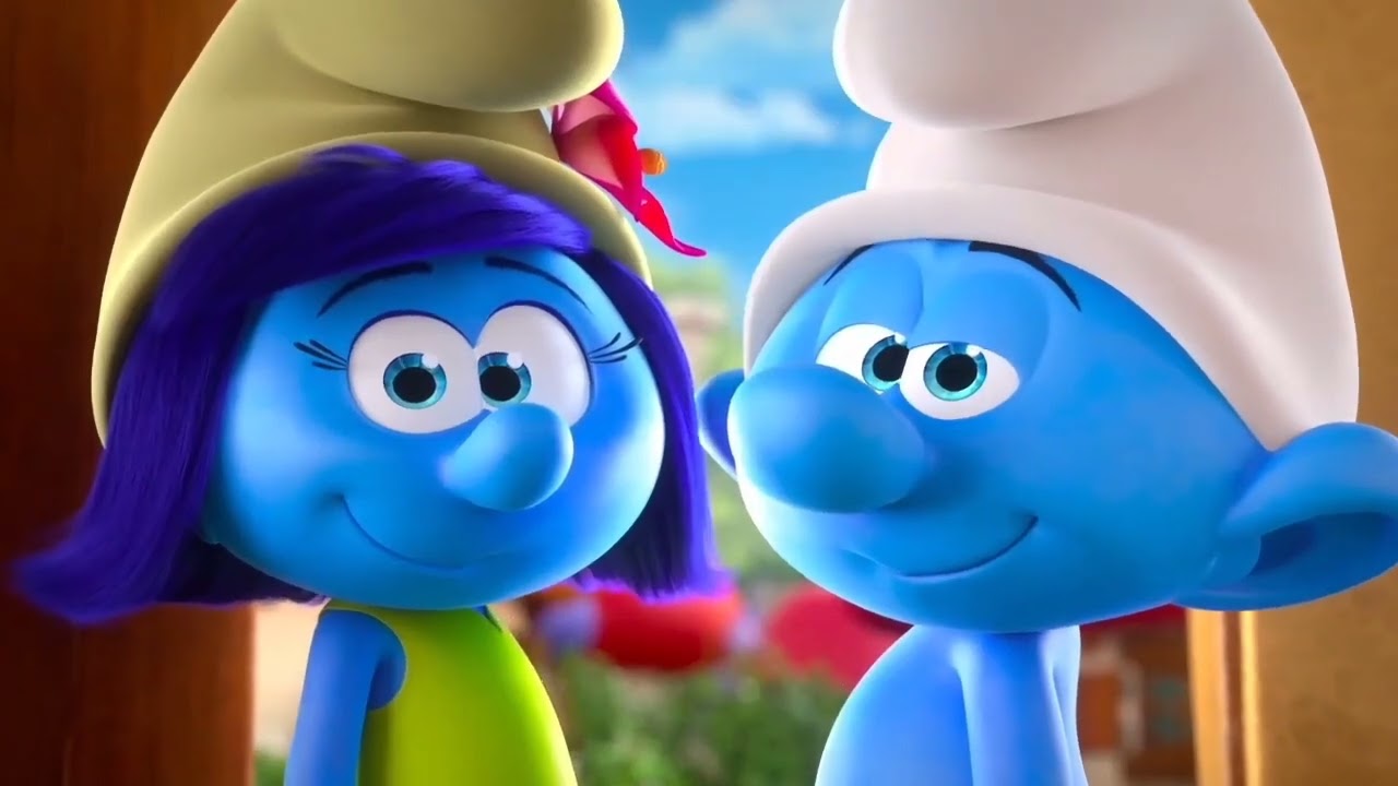 The smurfs 2021  papa birthday gift english dub #thesmurfs #cartoon 