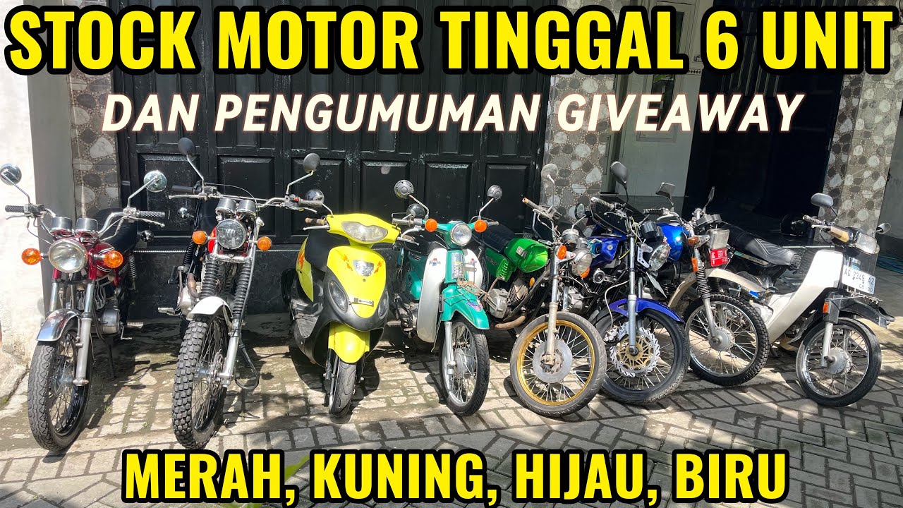 UPDATE STOCK SISA 6 UNIT SAJA‼️ PENGUMUMAN GIVE AWAY 