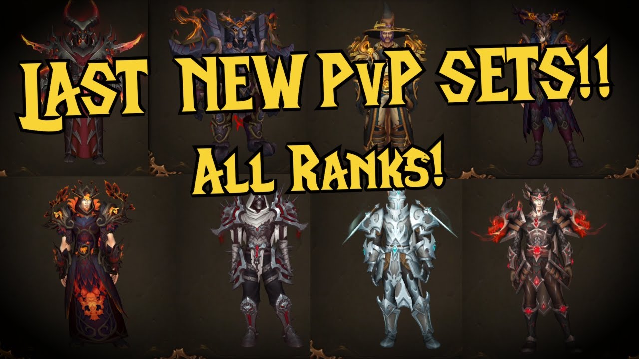 ВСЕ ФИНАЛЬНЫЕ PvP-комплекты классов 2-го сезона РАСКРЫТЫ!! Все ранги - Трансмогрификация на PTR 1...