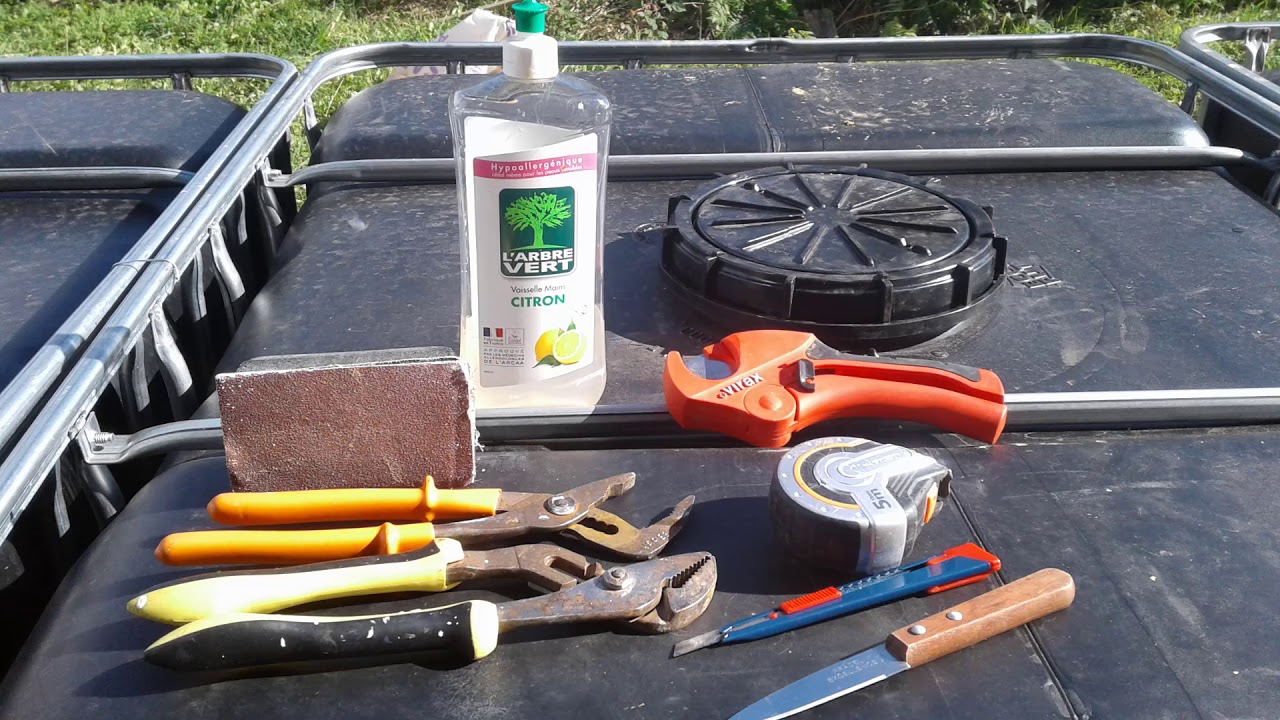 3# Citernes aériennes pour l'arrosage du jardin