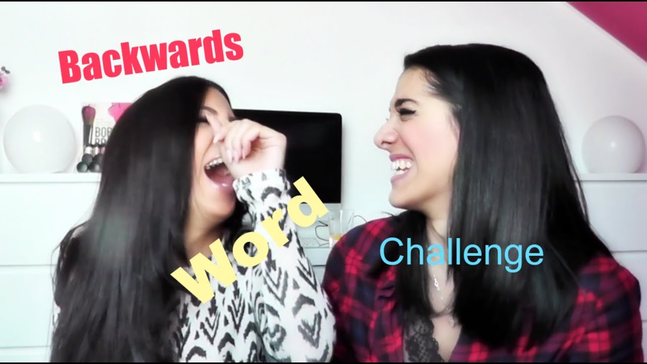 BACKWARDS WORD CHALLENGE MIT SEVINS WONDERLAND