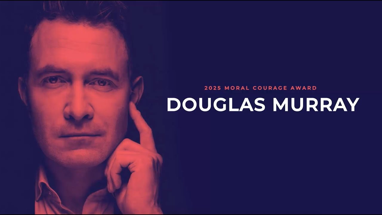 Douglas Murray Accepts UN Watch's 2025 Moral Courage Award