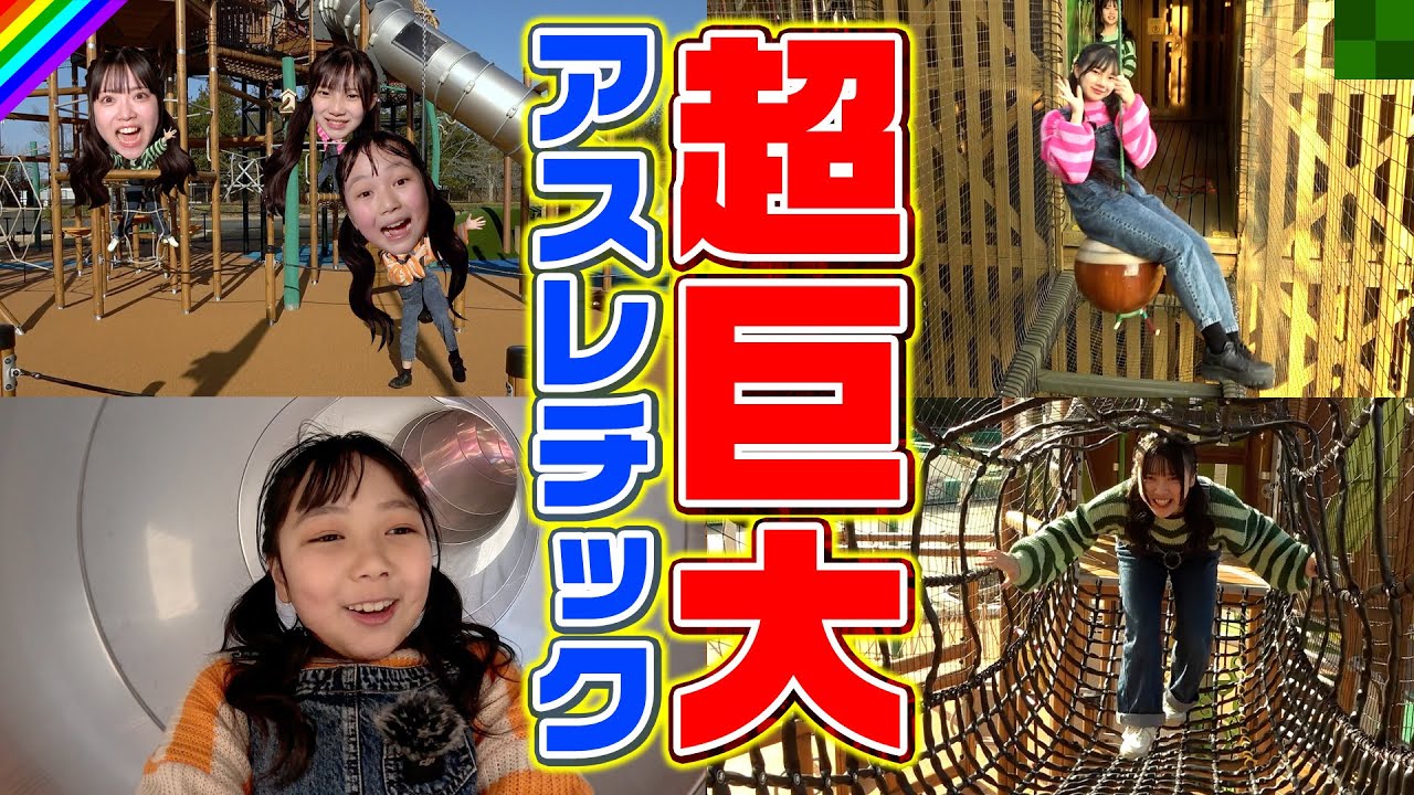巨大アスレチックでヘビに襲われました。。。