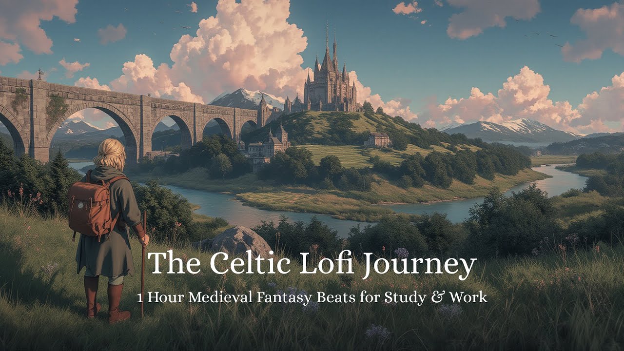 The Wanderer's Path | Celtic Medieval Fantasy Lofi | 1 Hour Relaxing Music [No Ads]