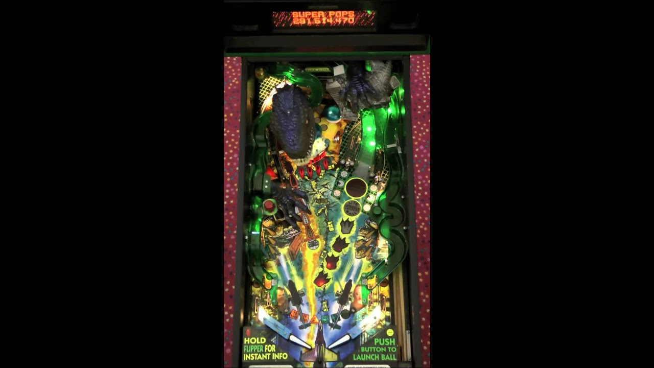 Godzilla Pinball Gameplay