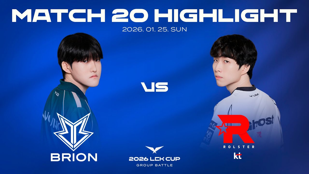 BRO vs KT | 매치 20 하이라이트 | 2026 LCK CUP