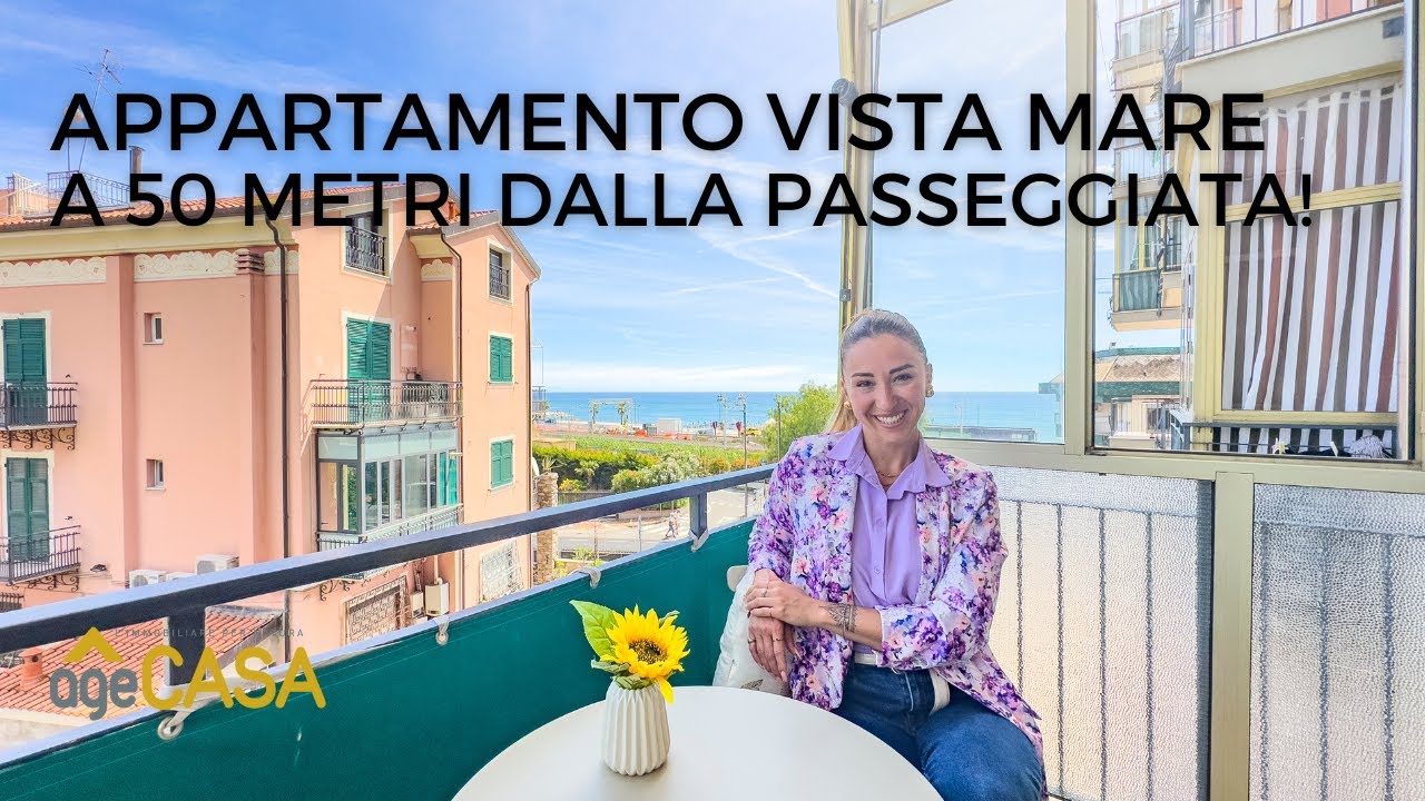 Liguria, appartamento vista mare al confine tra Loano e Borghetto Santo Spirito #casainvendita