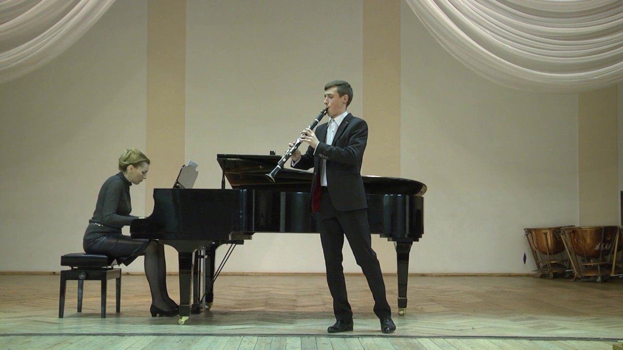 E. Bozza Claribel for clarinet and piano