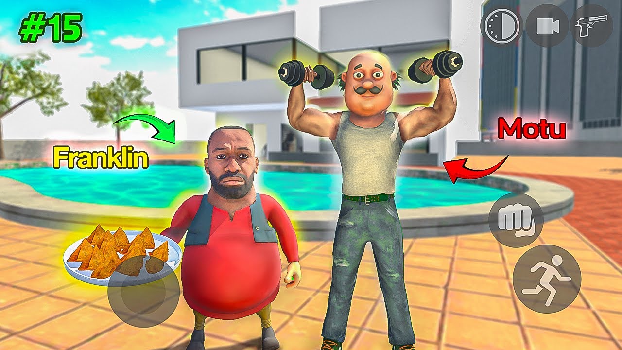 Franklin Become Motu In Furfuri Nagar City In Indian Bikes Driving 3D