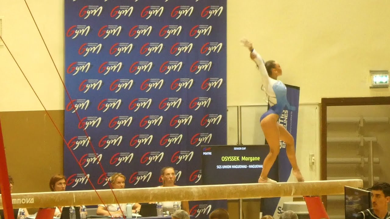 Petit Sheyen poutre CG 1 championnat de France Elancourt 2022