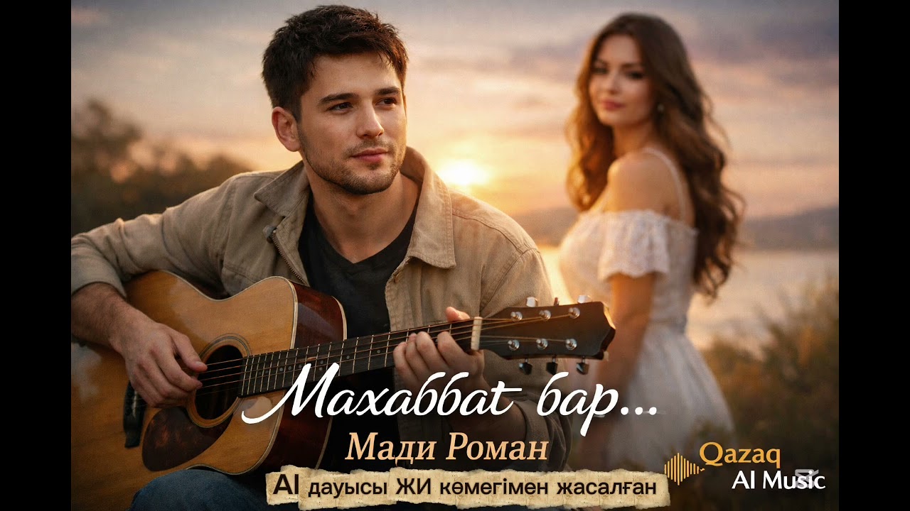 🎵 «Махаббат бар..» – Мади Роман  🎤AI дауысы, ЖИ көмегімен жасалған жаңа туынды.