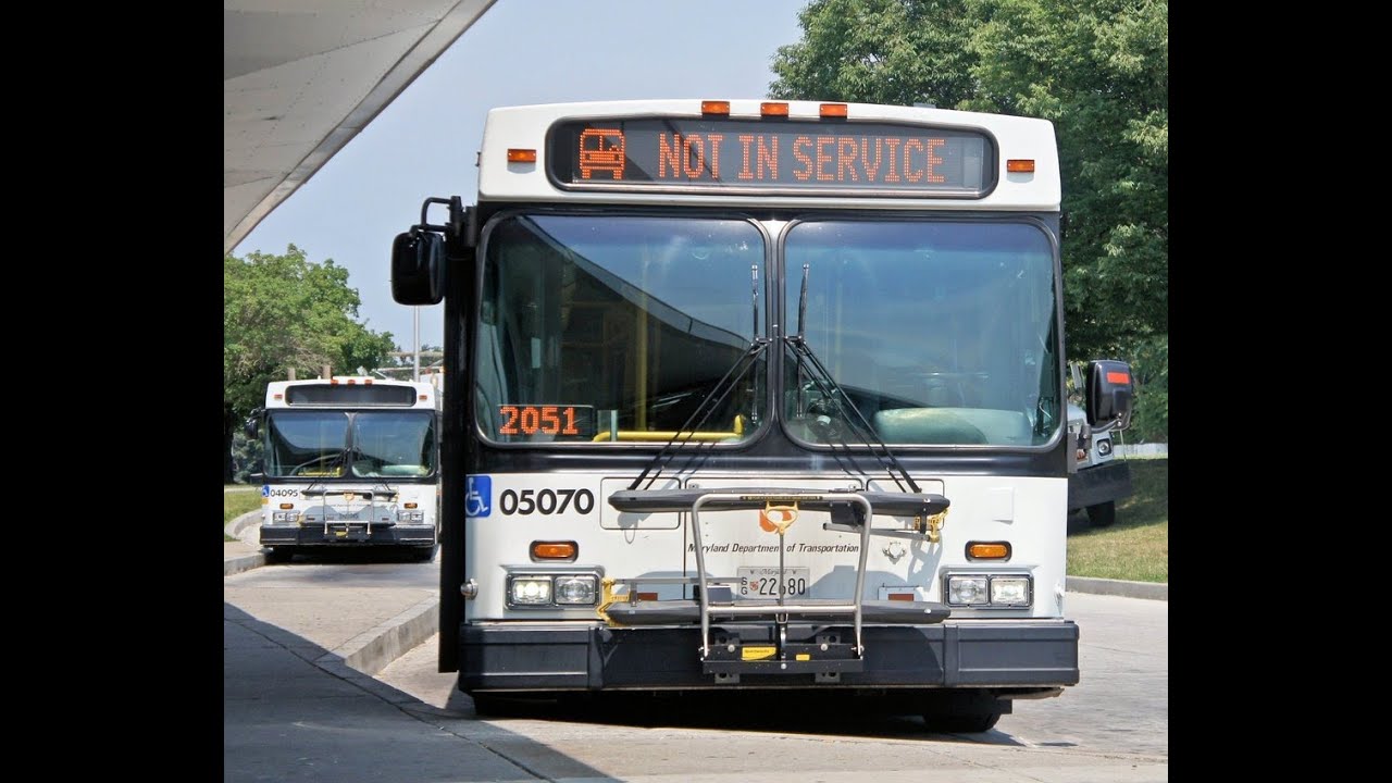 MTA Maryland buses in Baltimore