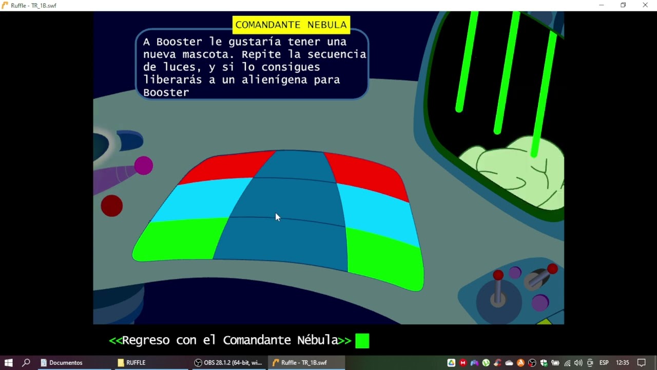 Buzz Lightyear Juego Simulador de Vuelo y Juego de Memoria