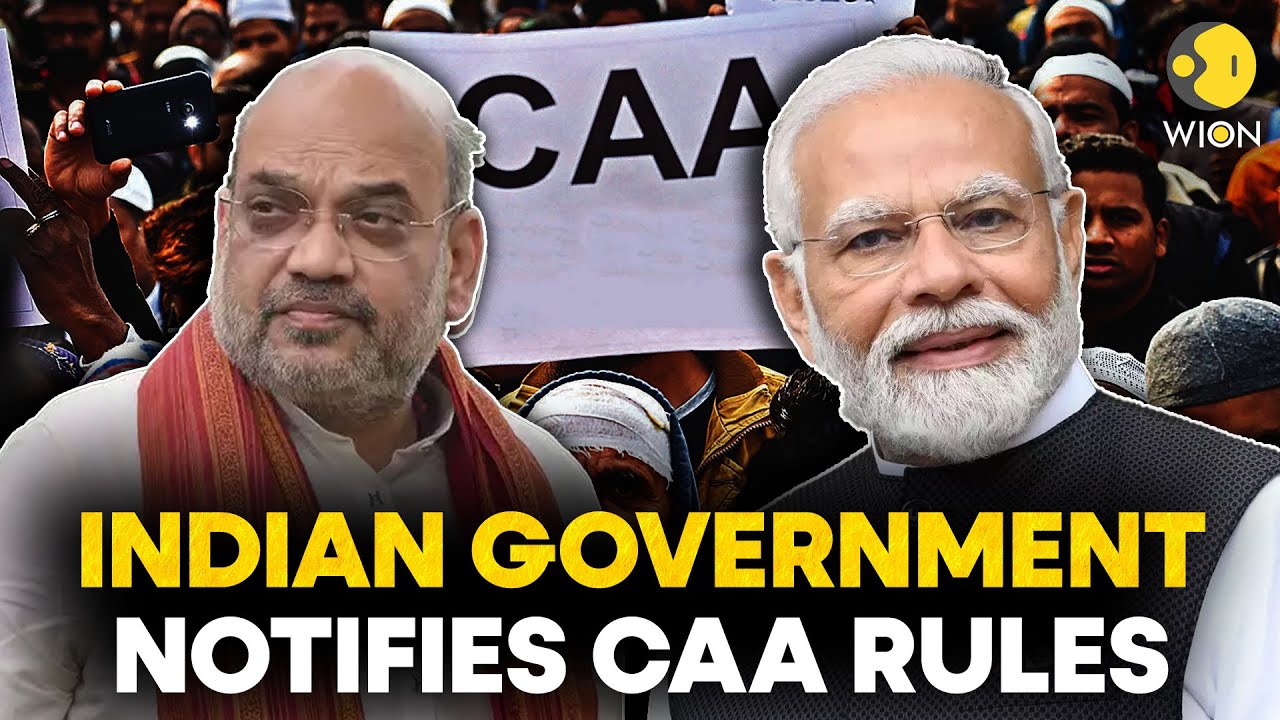 CAA News LIVE: India announces CAA implementation | Indian government notifies CAA rules | WION LIVE