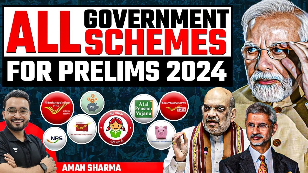 All Government Schemes for UPSC Prelims 2024 | Part 1| Ministry of Agriculture & Social Justice