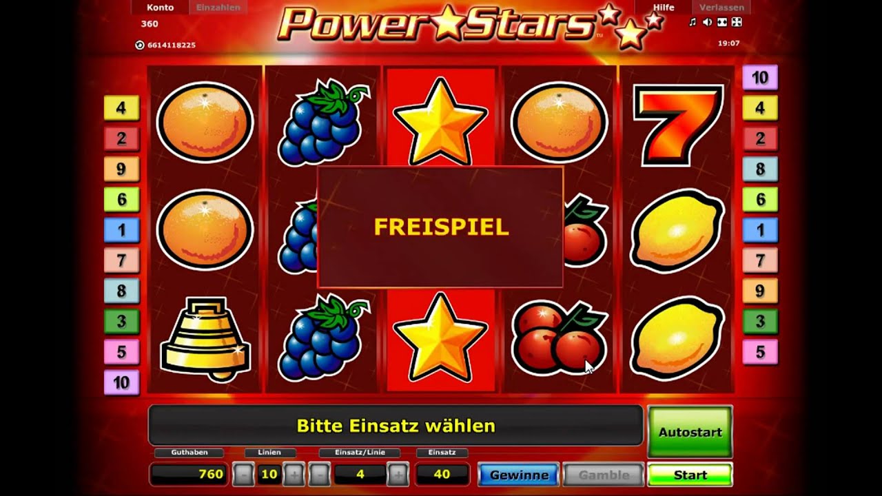 Power Stars Novoline online spielen
