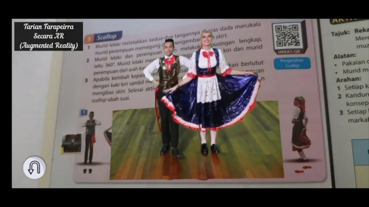 Tarian FARAPEIRRA Lengkap (PJT5U1: Pergerakan Berirama) | Secara AR (Augmented Reality)