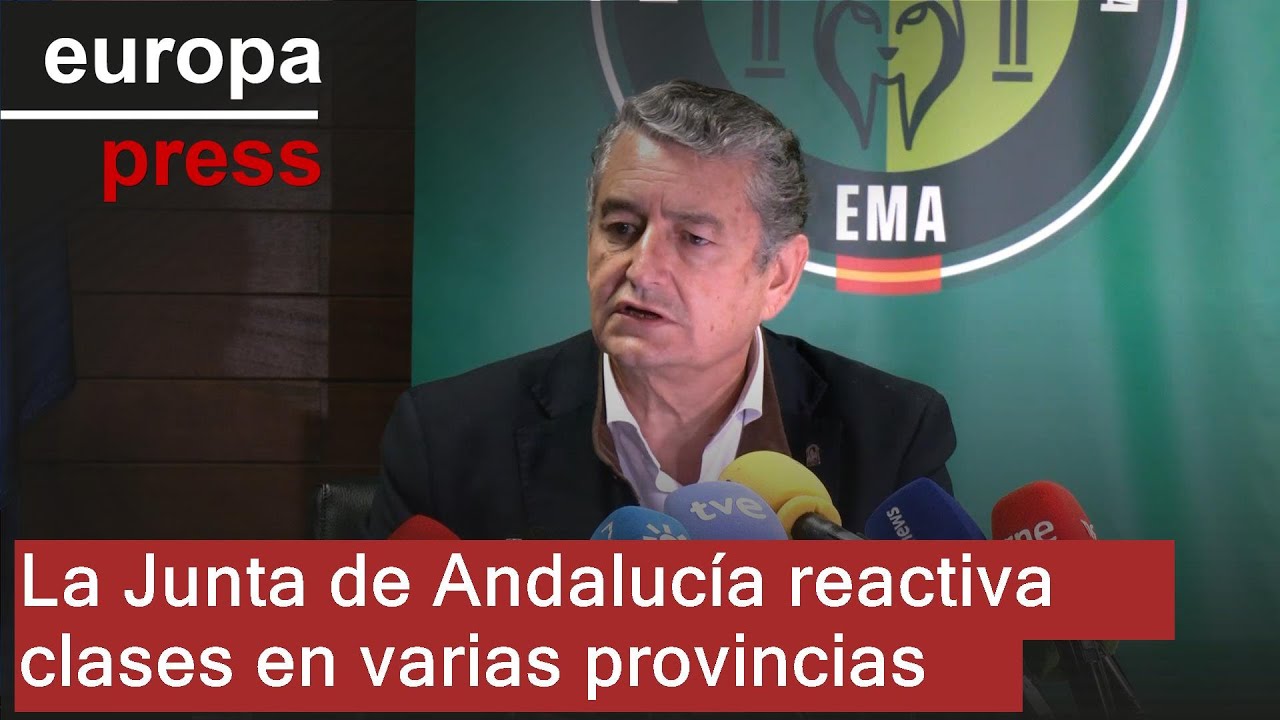 Andalucía retoma mañana clases presenciales menos en Almería y algunas comarcas afectadas