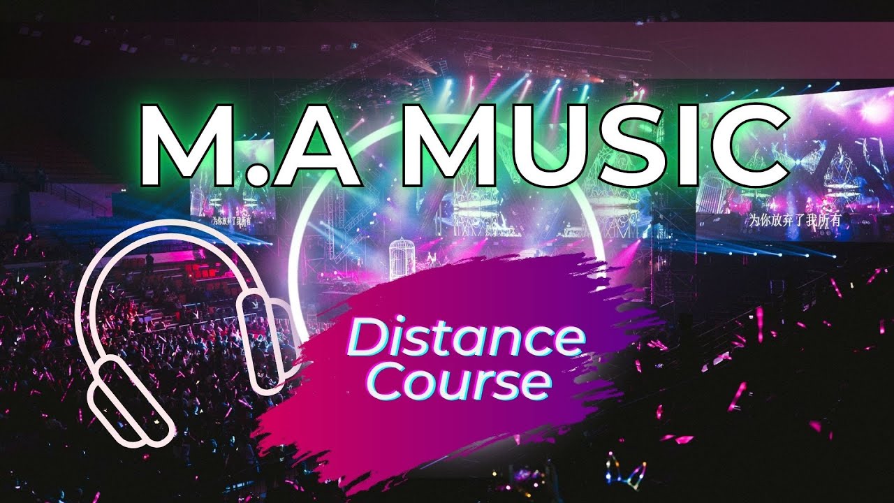 MA Music Distance Course | Online Admission 2025
