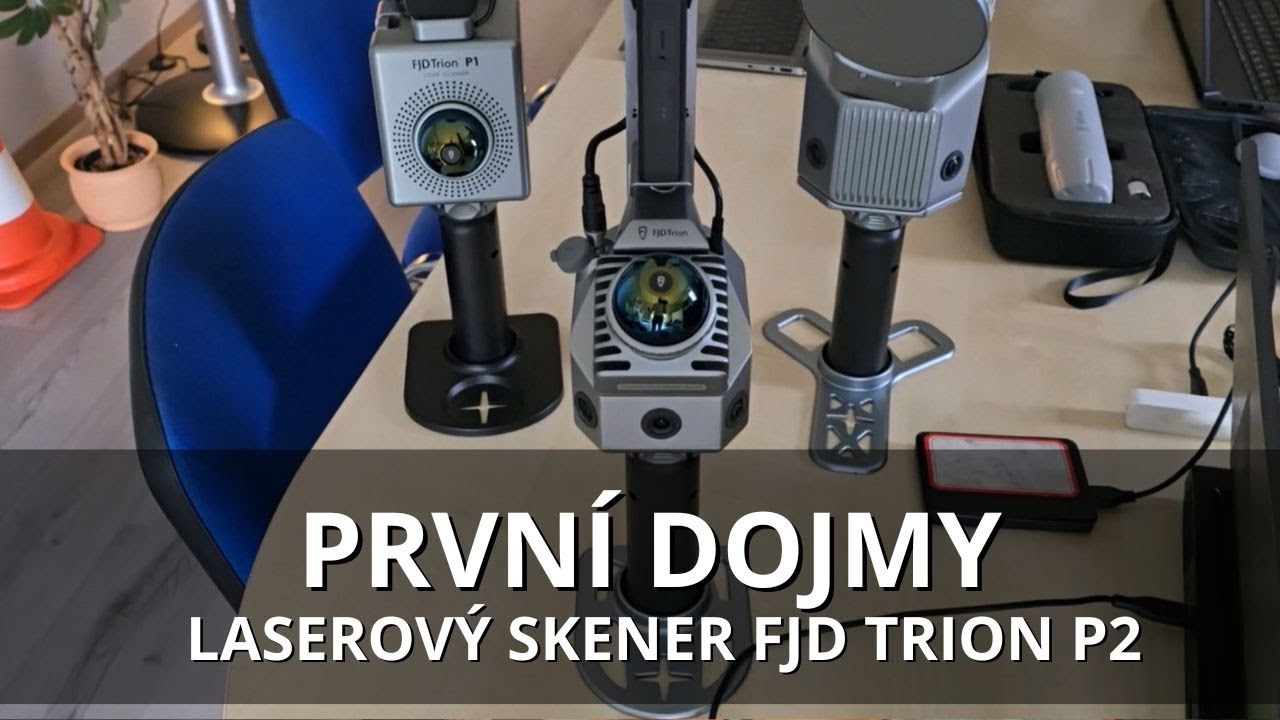 Mobilni laserovy skener FJD Trion P2 – první dojmy a rychlá ukázka