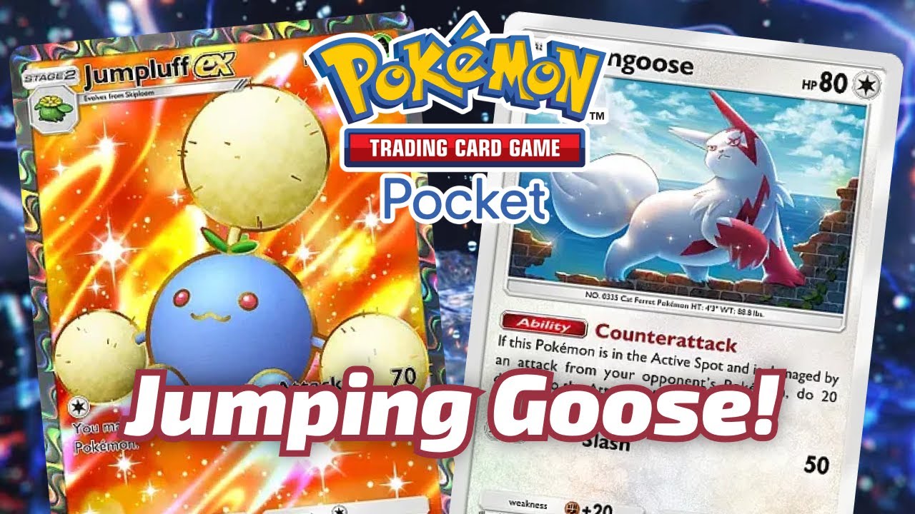 Jumpluff EX Zangoose is INCREDIBLY COMPETITIVE! | Pokémon TCG Pocket Deck Highlight
