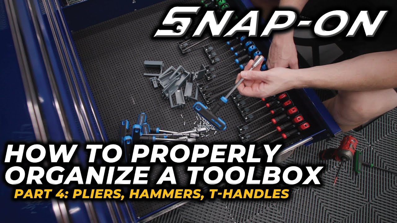 Organizing the Snap-On Epiq with Tool Grid: Part 4 - Pliers, Hammers, T-Handles