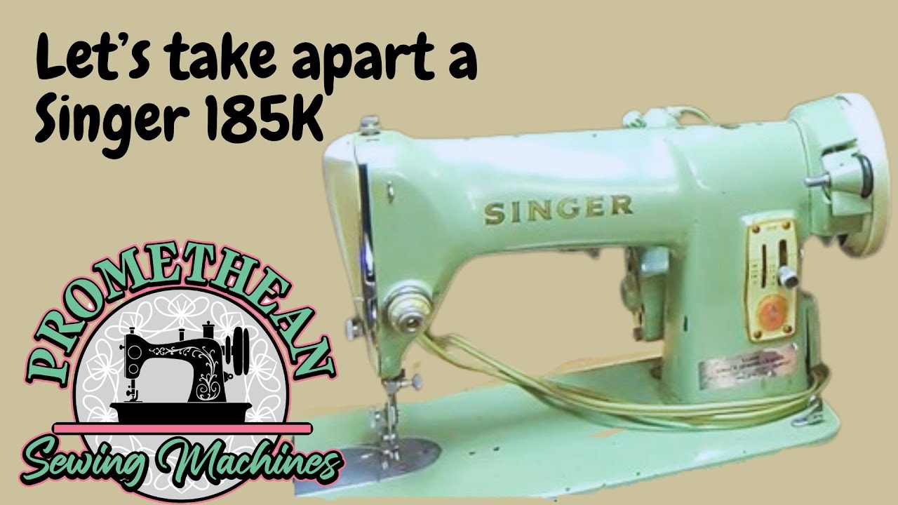 Taking apart a Singer 185k Sewing machine for painting