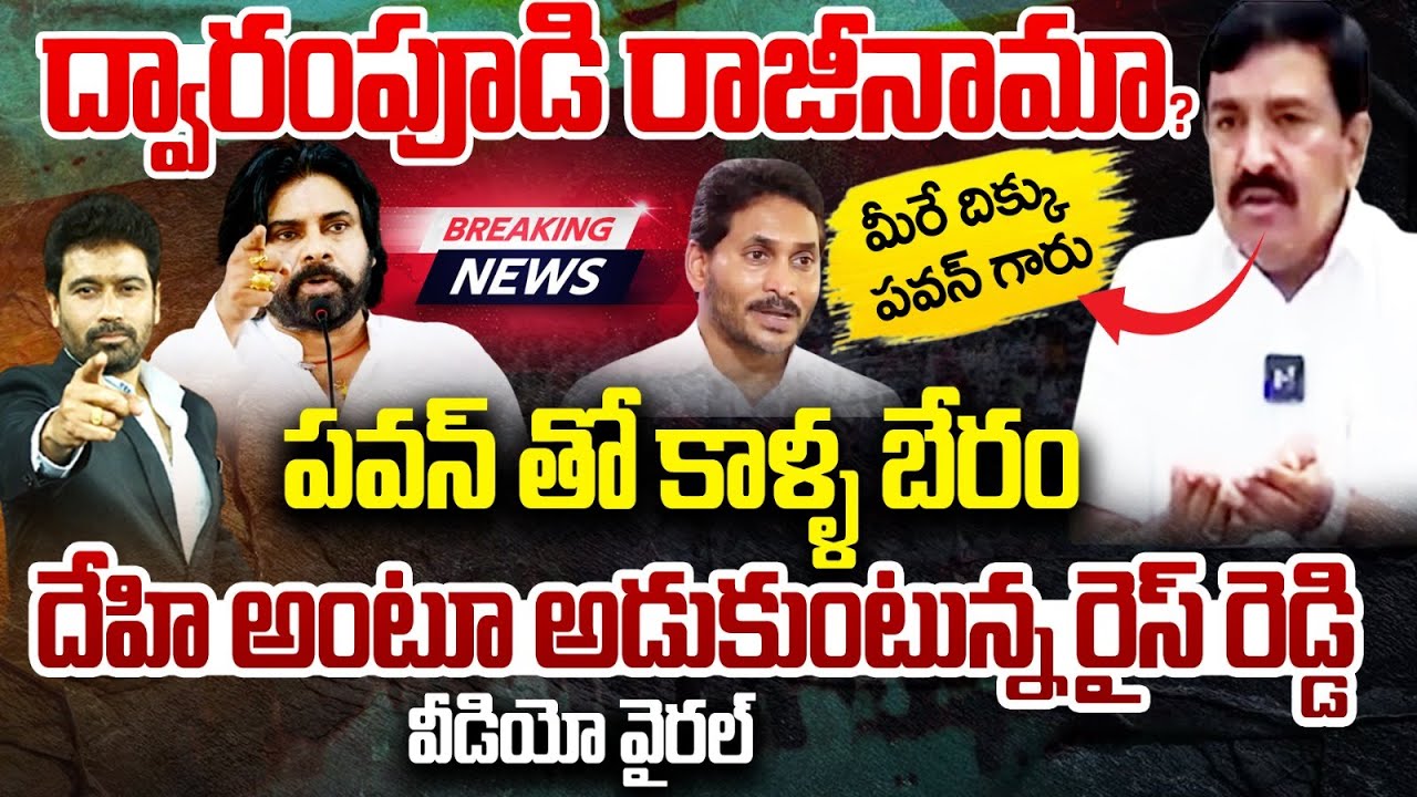 Dwarampudi Resign and Requesting to Pawan.? | ద్వారంపూడి రాజీనామా..పవన్ తో కాళ్ళ బేరం | 99TV